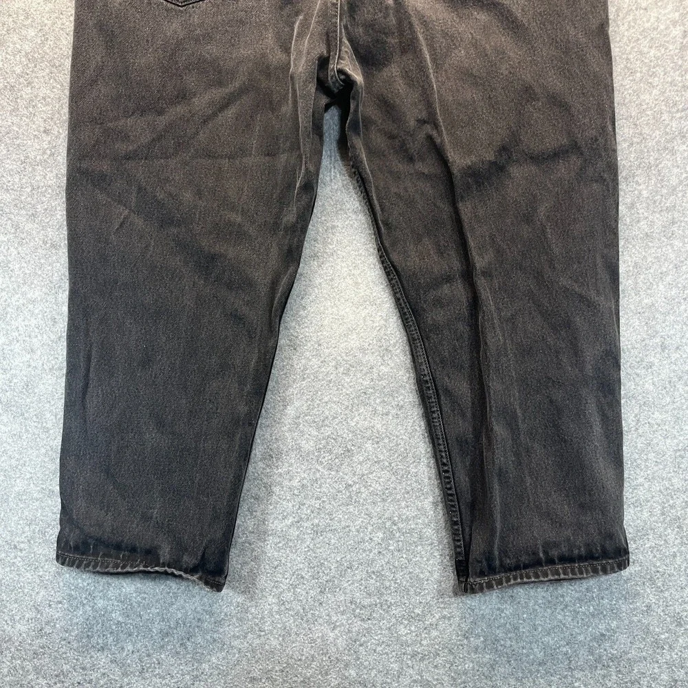 Levis‎ Jeans Men's 44x29 550 Relaxed Fit Straight Leg Black Denim Pants